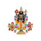 Giri Balaji Murti With Shank Chakra | Multicolour Stone Balaji Idol